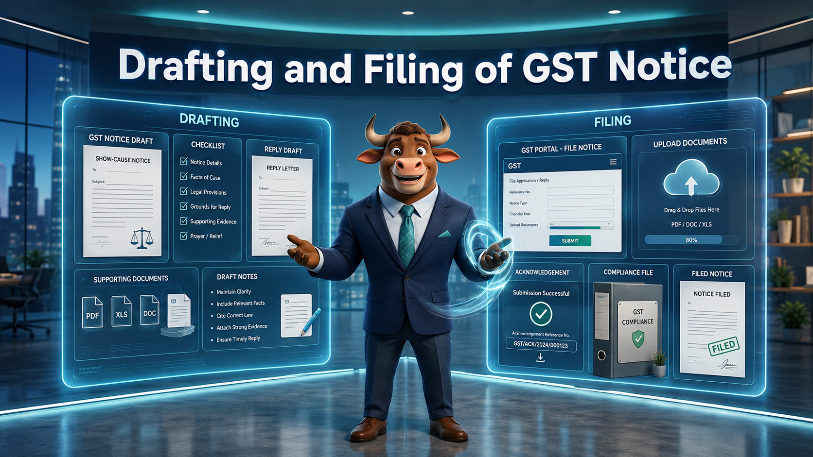 Drafting and Filing of GST Notice